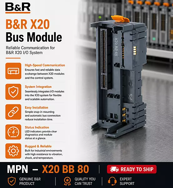B&R Bus Module X20 BB 80