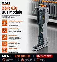 B&R X20BM05 Bus Module