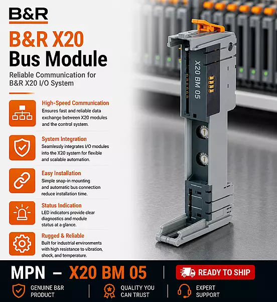 B&R X20BM05 Bus Module