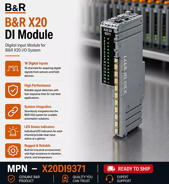 B&R X20 DI Module 9371