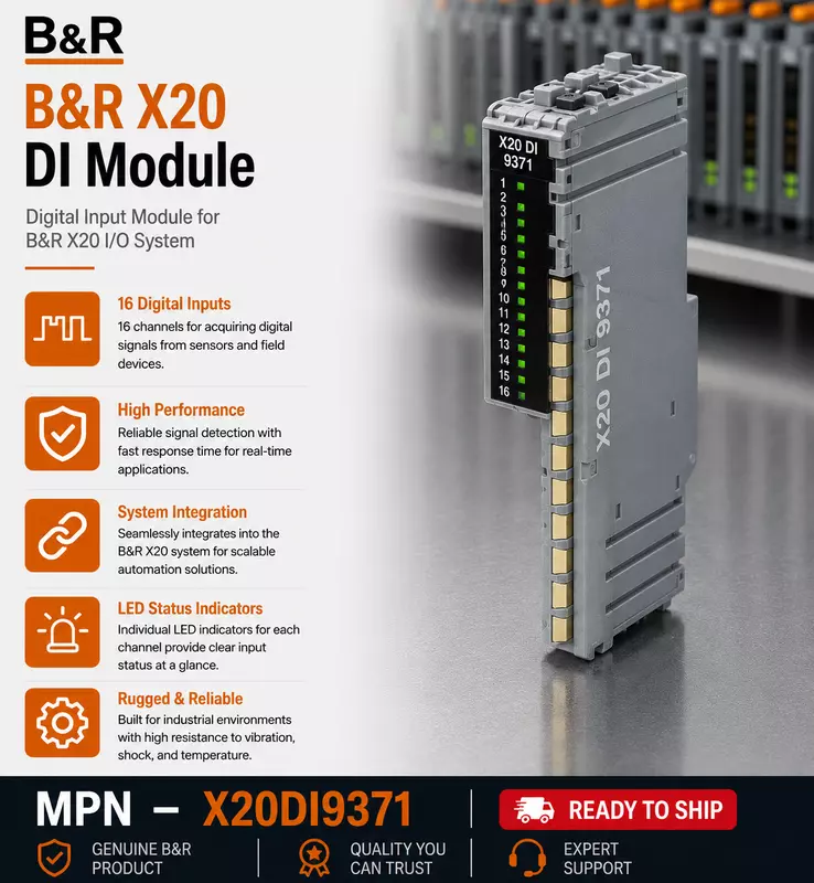 B&R X20 DI Module 9371