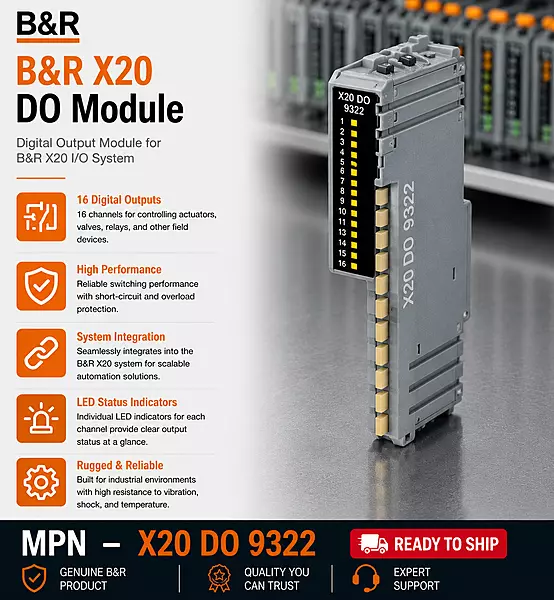 B&R X20 DO Module 9322