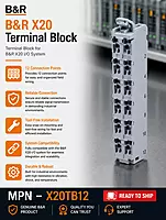 B&R X20 Terminal Block