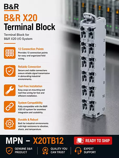 B&R X20 Terminal Block