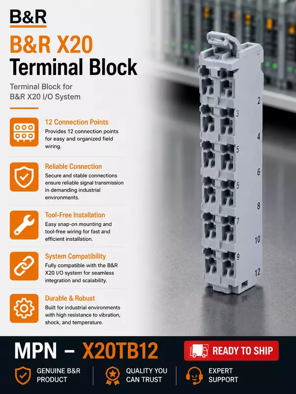 B&R X20 Terminal Block