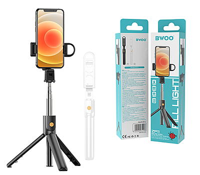 Bâton Selfie Cellulaire Bwoo Pliable Sans Fil Universel