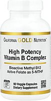 B COMPLEX HIGH POTENCY 90 cap. CALIFORNIA GOLD