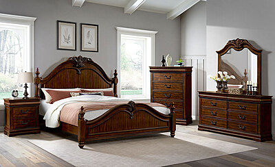 Northridge Low Post Bedroom Set (Cherry)