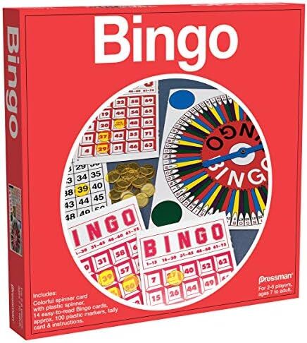 Pressman Toy Bingo in Red Box