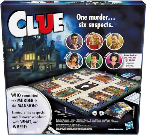 Hasbro Clue Game The Classic Mystery Game
