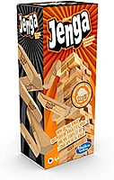 Classic Jenga Game, Genuine Hardwood Blocks