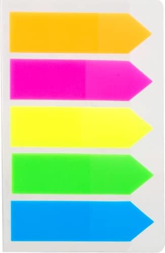 EA10602 Film Index Tab 43x12mm 5 Color