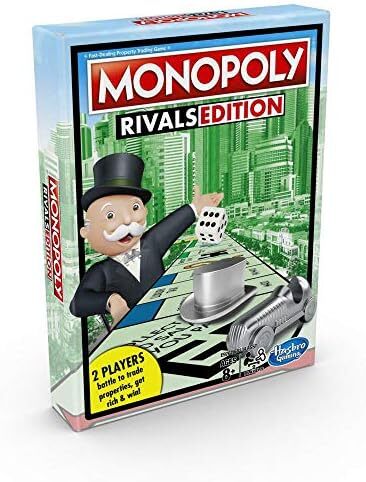 Monopoly Rivals Edition 2 Player Game Hasbro Gaming New Factory Sealed