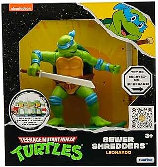 Teenage Mutant Ninja Turtles TMNT Rip Cord Sewer Shredders - Leonardo,