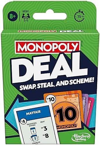 Hasbro Monopoly Deal Refresh-Green Box