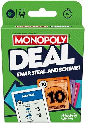 Hasbro Monopoly Deal Refresh-Green Box