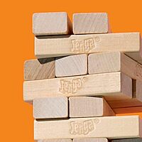 Official Hasbro Games Jenga Game| Original Wood Block Game | Stacking Tower | Ages 6+