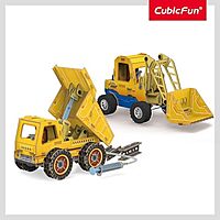 STEER LOADER AND DUMP TRUCK