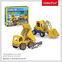 STEER LOADER AND DUMP TRUCK