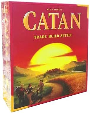 Catans - Base Game, Strategy Board Game, Family Party Game for 3-4 Players, Average Game Time 60 Minutes