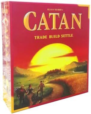 Catans - Base Game, Strategy Board Game, Family Party Game for 3-4 Players, Average Game Time 60 Minutes
