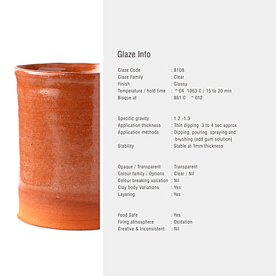 Sara Low Fire Clear B108 Sara Low Fire Clear B108