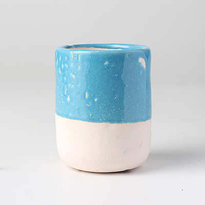 Sara Low Fire Opaque BBL Turquoise blue Sara Low Fire Opaque BBL Turquoise blue