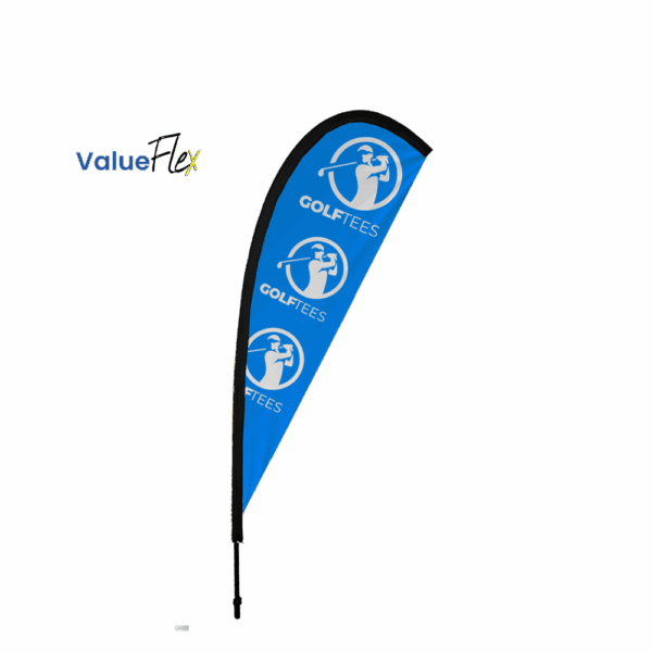 ValueFLEX Teardrop Banner 2m Single sided, Complete, Available in sets of 2