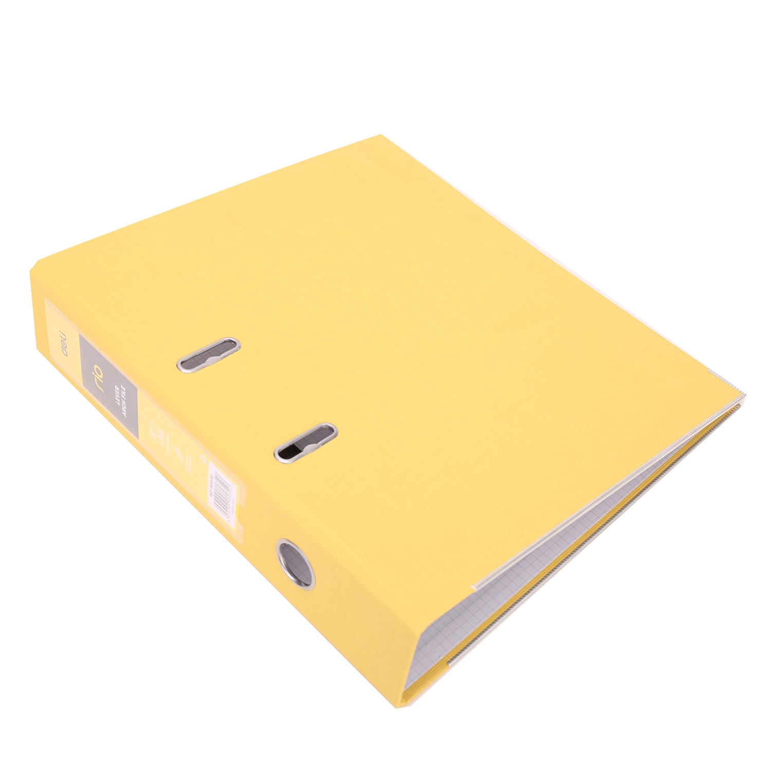 DELI B20150 A4 RIO PVC BOX FILE YELLOW