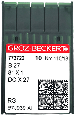 GROZ BECKERT NEEDLE SYSTEM B27 GROZ BECKERT NEEDLE SYSTEM B27