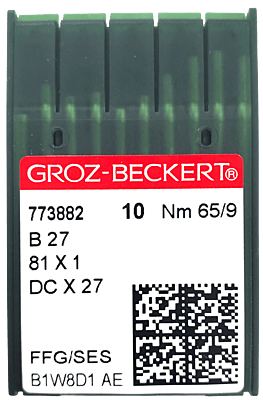 GROZ BECKERT NEEDLE SYSTEM B27 BALL POINT  GROZ BECKERT NEEDLE SYSTEM B27 BALL POINT