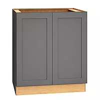 Omni Full Height Base Double Door 30" - Graphite