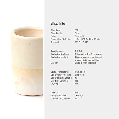 Sara Low Fire White B32