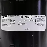 Motor Blower Fasco 1570, 1/18 Hp, 115/1/60, 265 Cfm - B45227