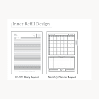 B5 Blue Executive Diary BB85