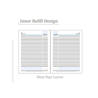 B5 Herbound Diary BB303