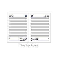 B5 Herbound Diary BB309 B5 Herbound Diary BB309