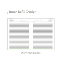 B5 Herbound Diary BB307 B5 Herbound Diary BB307