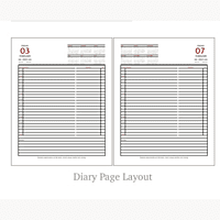 B5 Maroon Diary BB30 B5 Maroon Diary BB30