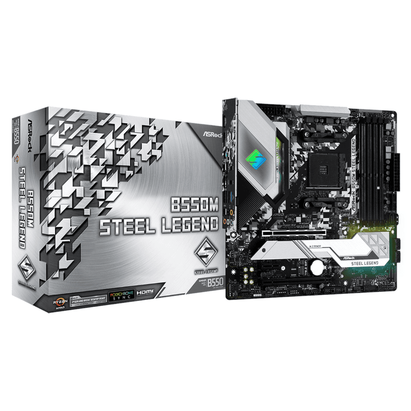 ASRock B550M Steel Legend AM4 M-ATX Motherboard