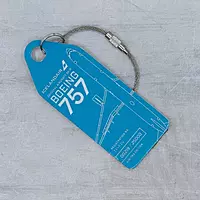 Aviationtag Icelandair Boeing 757 - TF-FIU - Light Blue