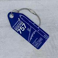 Aviationtag Icelandair Boeing 757 - TF-FIU - Dark Blue