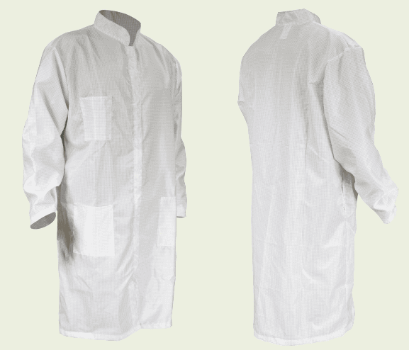 BATA ANTIESTATICA BLANCA TALLA CHICA