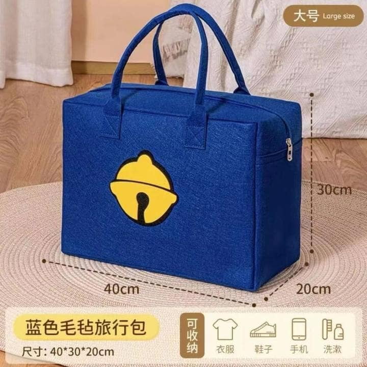LARGE CAPACITY CARTOON BAG TRAVELLING BAG WOMEN BAG