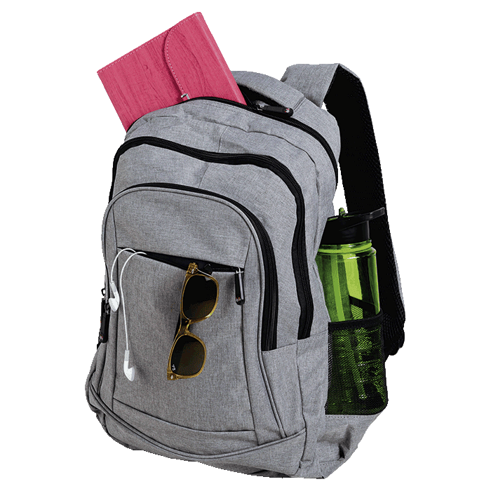 Stylish Front Zip Pocket Backpack