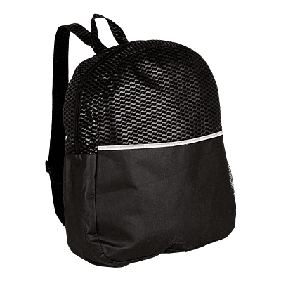 Wave Design Backpack Non-Woven