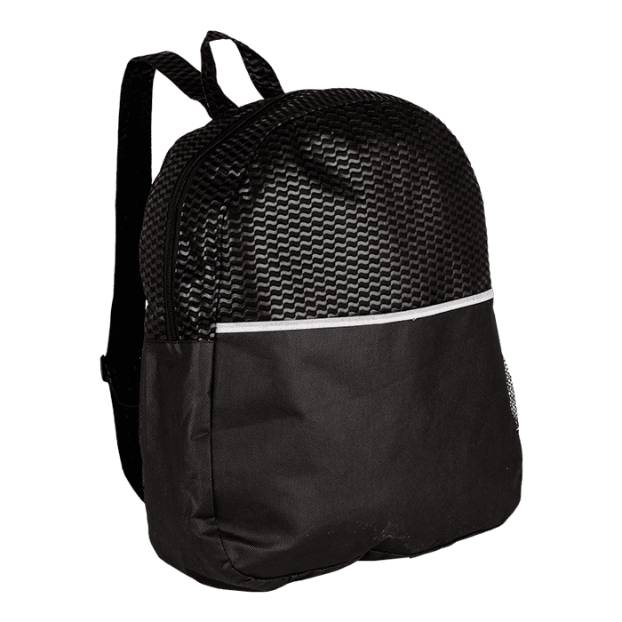 Wave Design Backpack Non-Woven