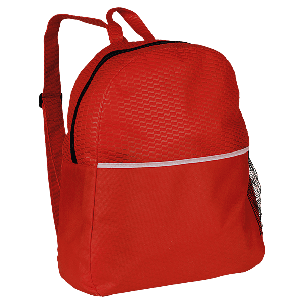 Wave Design Backpack Non-Woven
