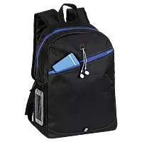 Backpack With Contrast Colour Diagonal Zip