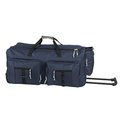 Dual Front Pocket Rolling Travel Duffel